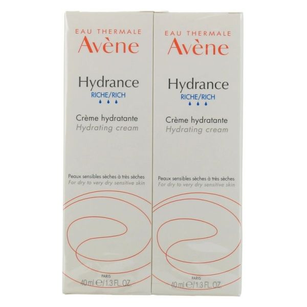 Duo Crème Hydratante Riche Hydrance Rich - 2 x 40 ml