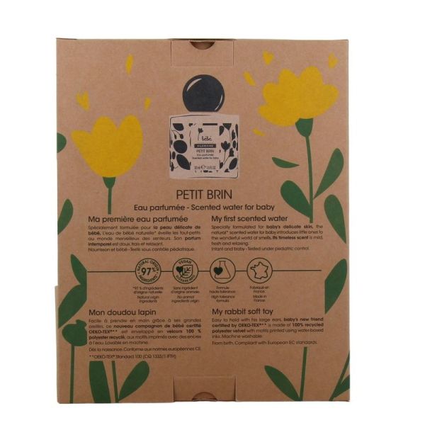 Coffret Ma Premiere Eau Parfumee - 50 ml + doudou lapin
