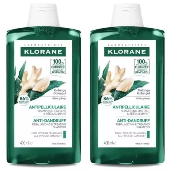 Shampoing Galanga anti-pelliculaire - 2 x 400 ml