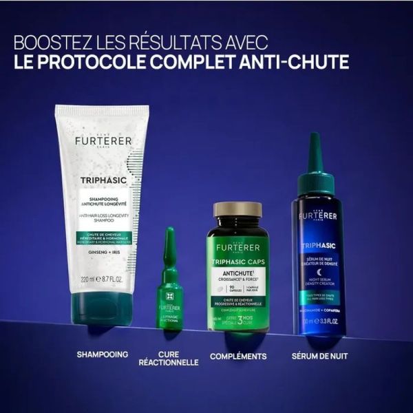 TRIPHASIC - Serum de Nuit Createur de Densite - Tous Types de Chute - 100 ml