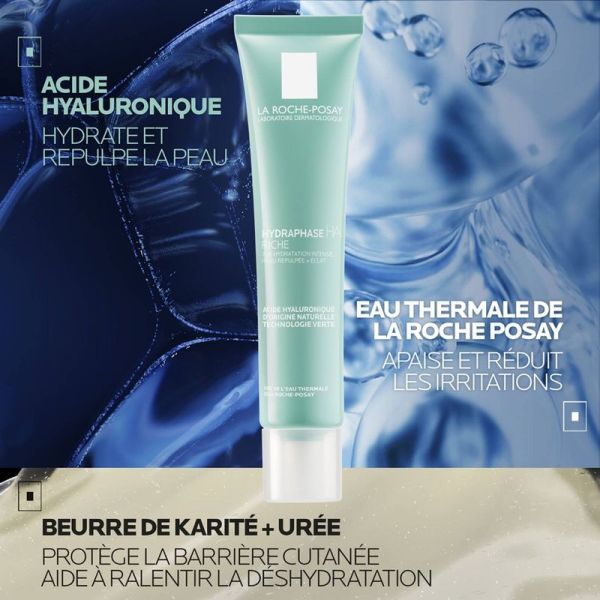 Hydraphase HA Riche Creme Hydratante a l'acide hyaluronique - 40 ml