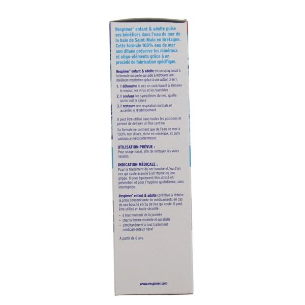 Spray nasal nez bouché nez qui coule - 100 mL