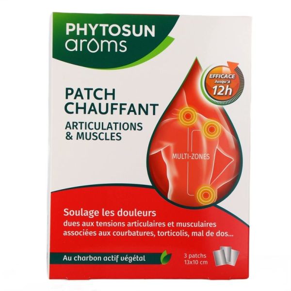 Patch Chauffant Articulations Et Muscles - 3 patchs