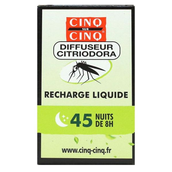 Cinq/Cinq Rech Diffuseur Citriodora