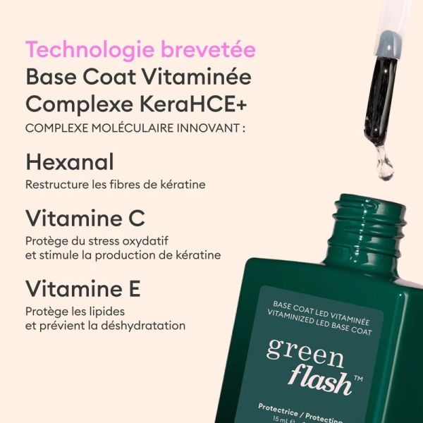 Base Coat Vitaminée Green Flash - 15 ml