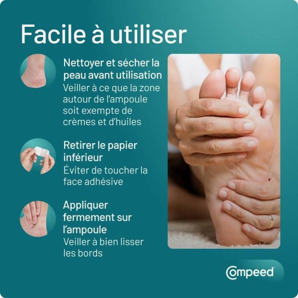 Pansements Ampoules Assortiment Pack 3 en 1 - 5 pansements