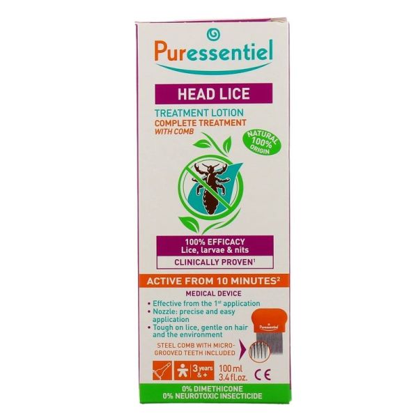 Traitement Complet Anti-Poux - Les Schtroumpfs édition limitée - Lotion 100 ml + Shampooing 200 ml