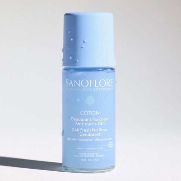 Lot 2 Déodorants Coton Roll-On 24h - 2 x 50 ml