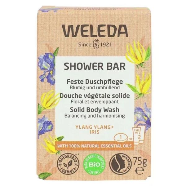 Shower Bar Douche Vegetale Solide Ylang Ylang et Iris - 75 g