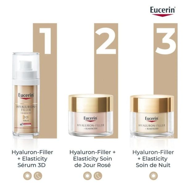 HYALURON-FILLER + ELASTICITY Recharge Soin de Jour Rose SPF30 - 50 ml