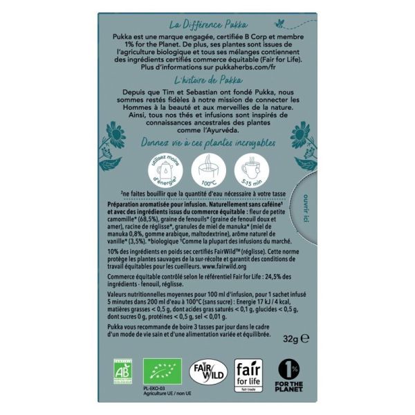 Infusion Nuit Enchantée Bio - 20 sachets