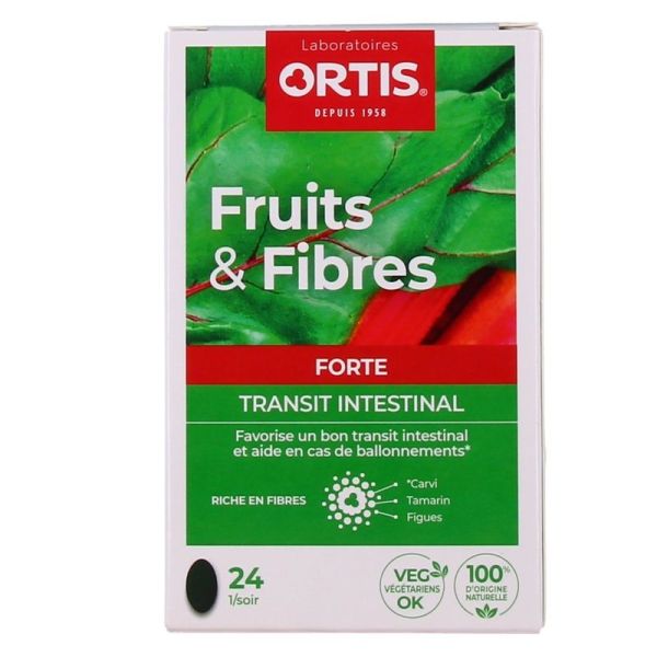 Fruits & Fibres Forte Transit Intestinal - 24 comprimés