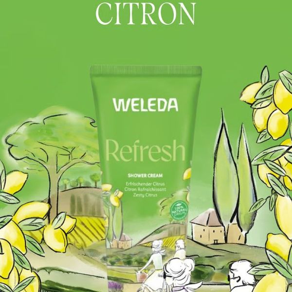 Refresh Crème de Douche Citron rafraîchissant - 200 ml