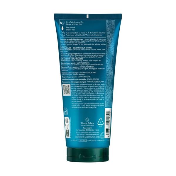 Shampoing Antipelliculaire Réparateur Astera - 200 ml