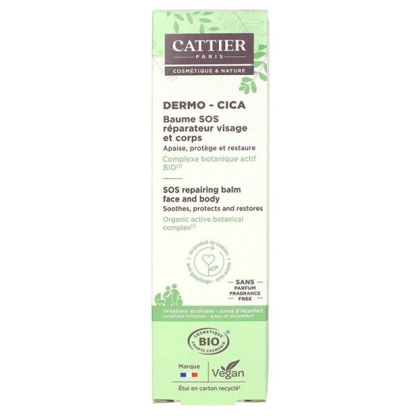 Cattier Baume Sos Reparat Vis/Corps 40Ml