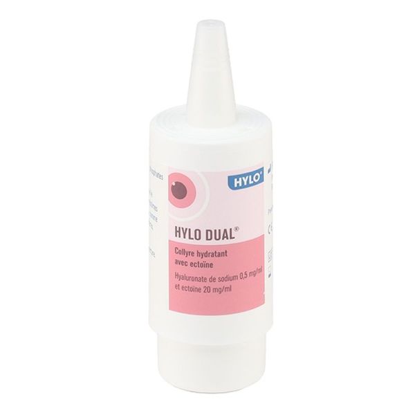 Hylo Dual Collyre Hydratant à l'Ectoïne - 10 ml