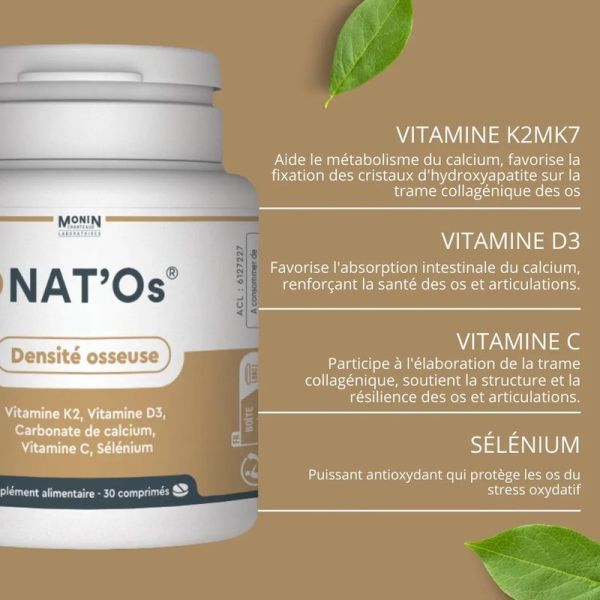 Nat'Os - 30 comprimés