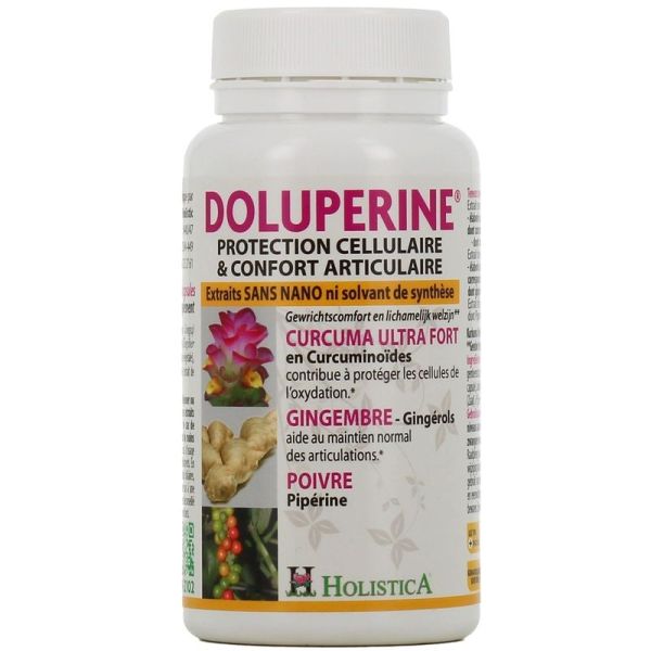 Dolupérine Curcuma Gingembre Poivre - 60 gélules