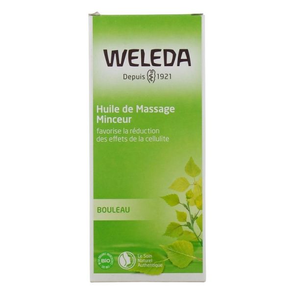 Huile de Massage Minceur au Bouleau + Pearl Scrub Crème de Douche Gommante Offerte - Huile 200 ml, Crème 150 ml