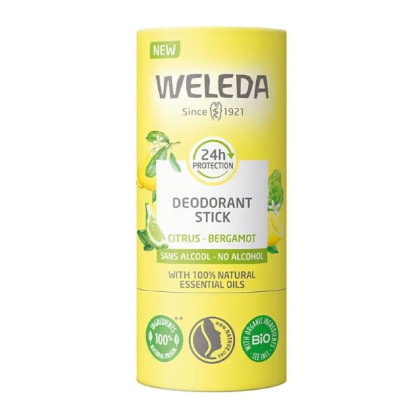 Deodorant solide 24H Citrus Bergamote - 2 x 50 g