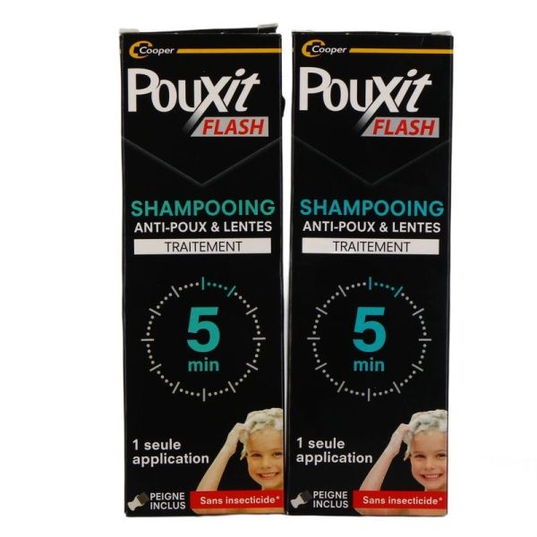 Flash Shampooing Anti-Poux & Lentes - 2 x 100 ml
