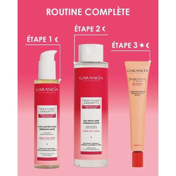 Deux Coups de Baguette Huile lactee ultra demaquillante - 150 ml
