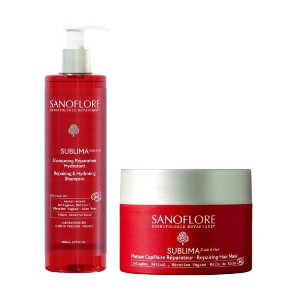 Shampoing réparateur hydratant SUBLIMA - 200 ml