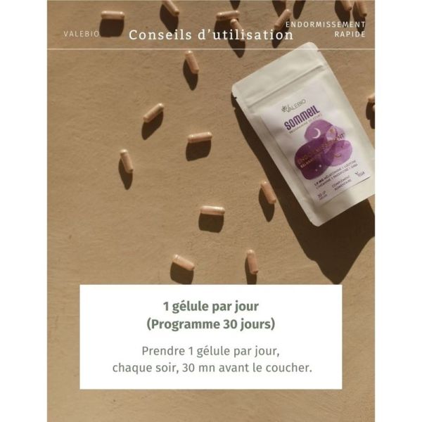 Sommeil Endormissement rapide - 30 gélules