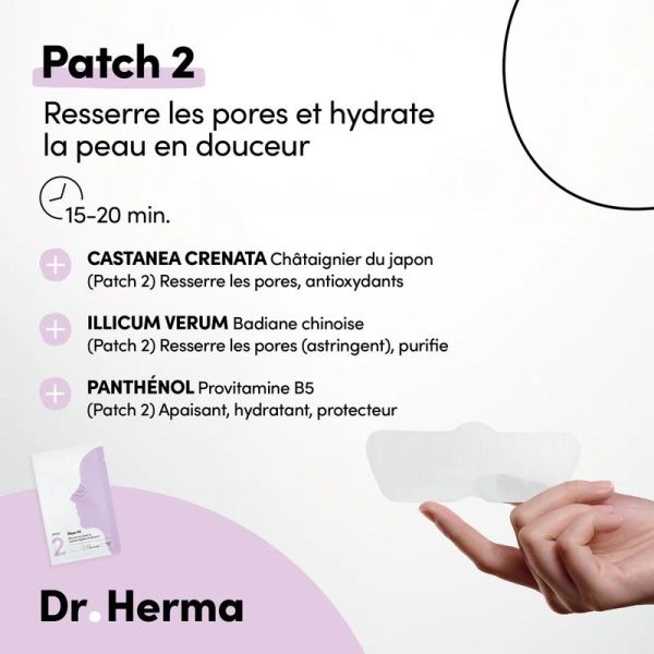Patchs pour le Nez 2 Etapes - 2 patchs