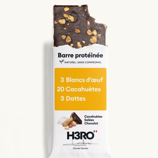 Barre protéinée - Cacahuètes salées Chocolat - 52 g