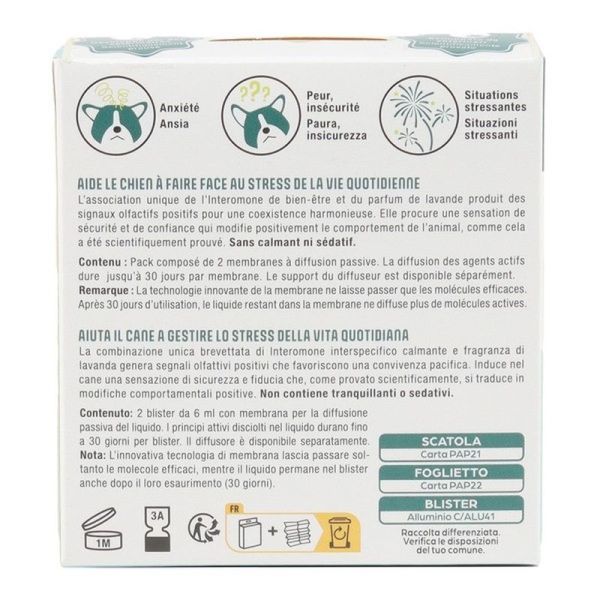 Calmisto Recharge Diffuseur Anti-Stress Chien - 2 x 6 ml