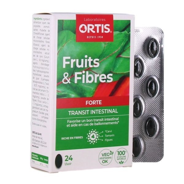 Fruits & Fibres Forte Transit Intestinal - 24 comprimés