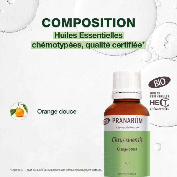 Huile Essentielle d'Orange douce - Bio - 30 ml