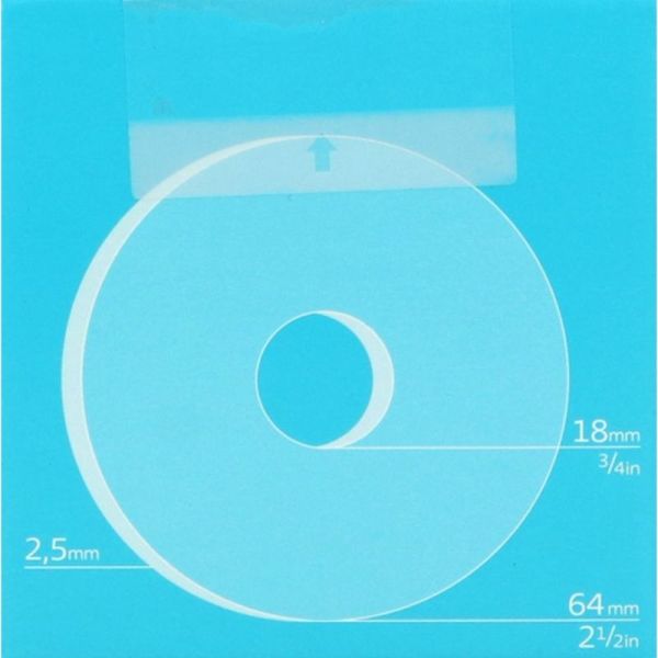 Anneau protecteur cutané Brava - 18 mm - 64 mm, épaisseur 2,5 mm, 10 unités