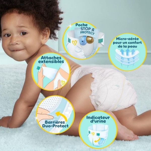 Premium Protection Skin Comfort - Taille 3 6-10 kg - 30 unités