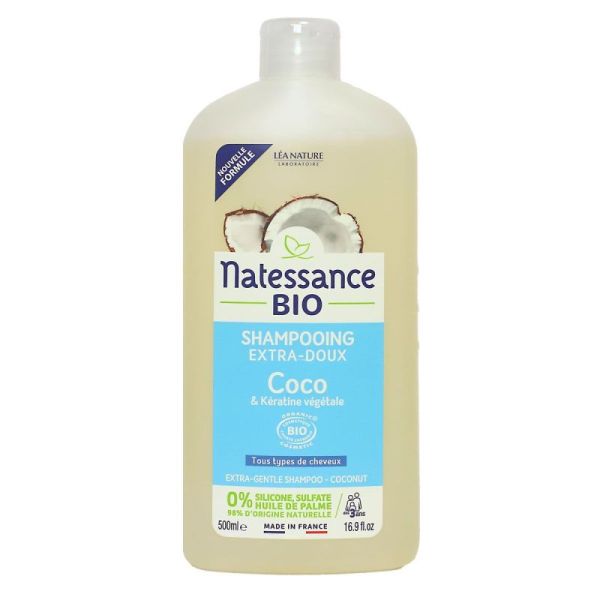 Natessance Shp Coco Amp Keratine 500Ml