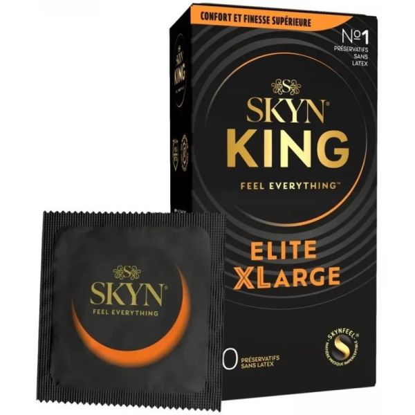 King Elite XLarge Préservatifs - XLarge - 10 unités