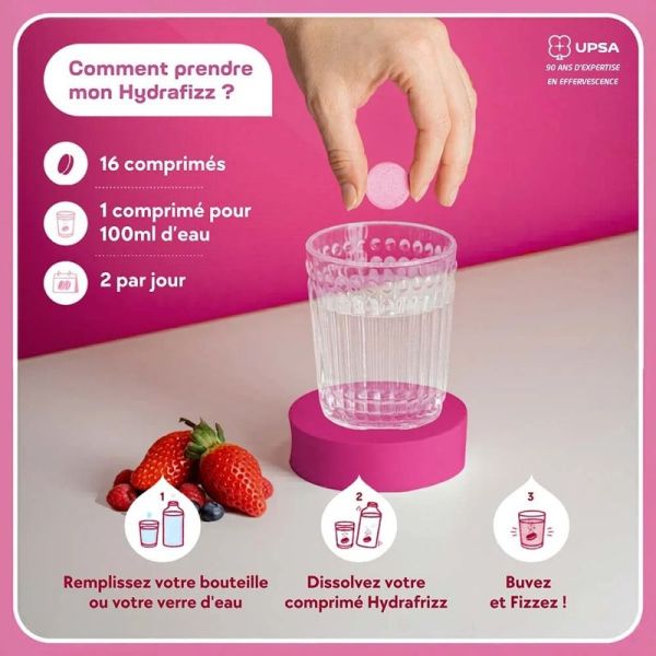 Hydra +Skin - fruits rouges - 16 comprimés