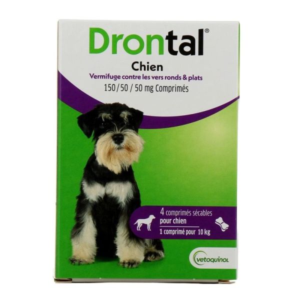 Drontal Chien - 4 comprimés sécables