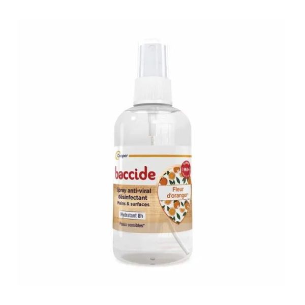 Spray anti-viral désinfectant mains et surfaces fleur d'oranger - 100 ml