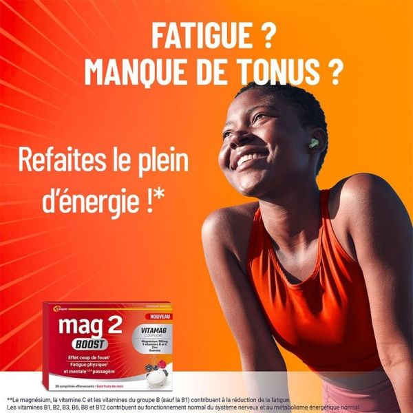 Mag 2 Boost - 20 comprimés