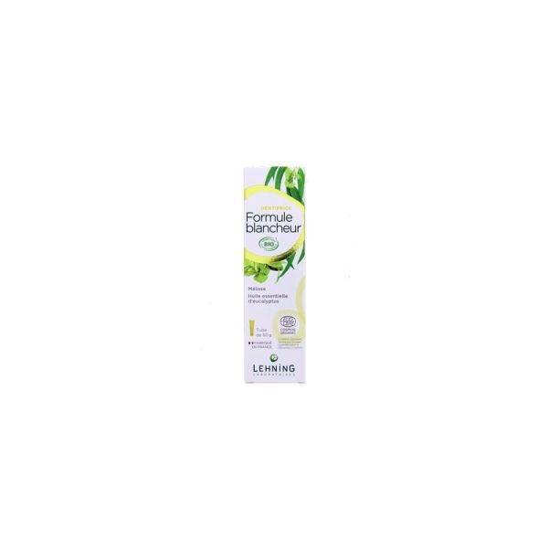 Dentifrice Formule Blancheur Bio - 80 g