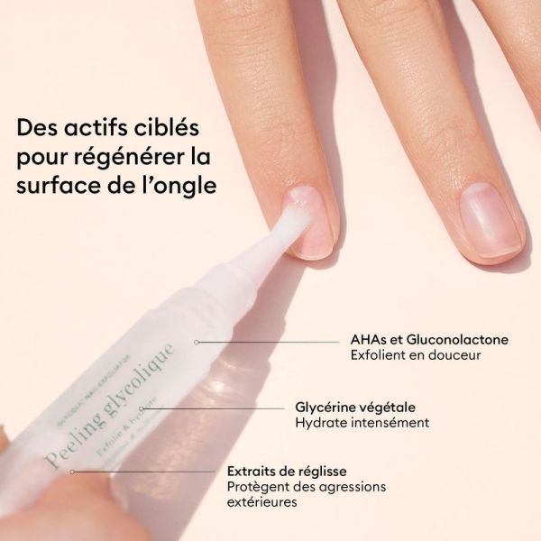 Duo Glossy Booster - Peeling Glycolique 4 mL, Polissoir 1 unité