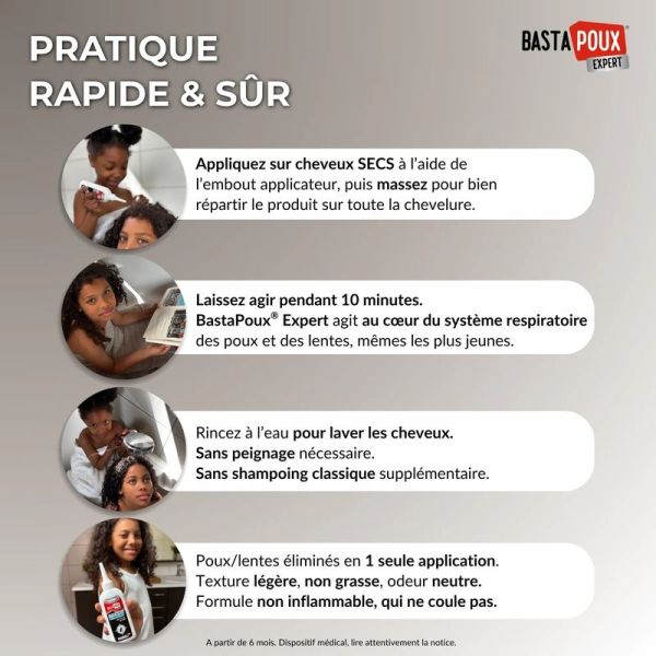 Lotion traitante anti-poux et lentes Expert 2 en 1 - 200 ml