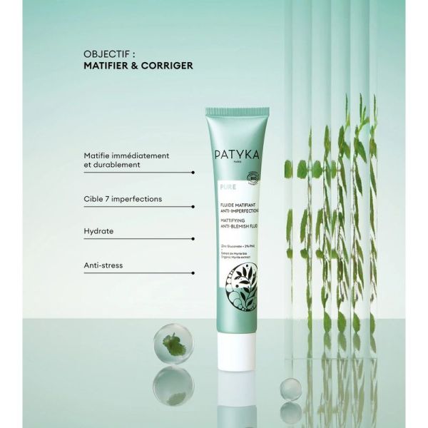 Fluide Matifiant Anti-imperfections PURE - 40 ml