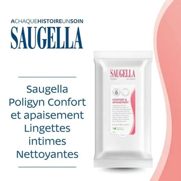 Poligyn Lingettes Hygiène Intime - 15 lingettes