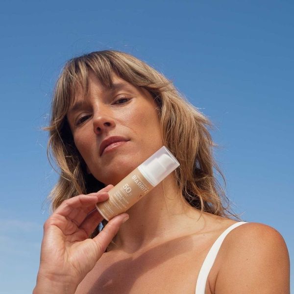 Crème solaire teintée SPF50 - Dorée