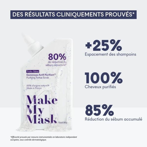 Gommage Actif Purifiant Tricho-Détox - 200 ml