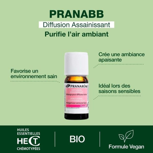 Diffusion Assainissant pour bébé - Bio - 10 ml