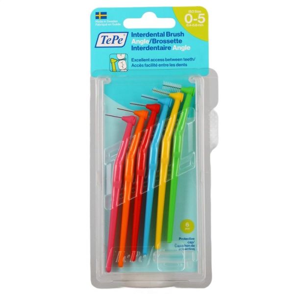 Brossette Interdentaire Angle - Assortiment - 6 brossettes